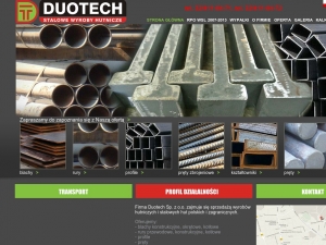 Duotech wycina i wypala z blach dowolne wzory