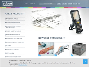 Wydruk etykiet samoprzylepnych na produkty