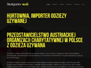 Import markowej odzieży z drugiej ręki